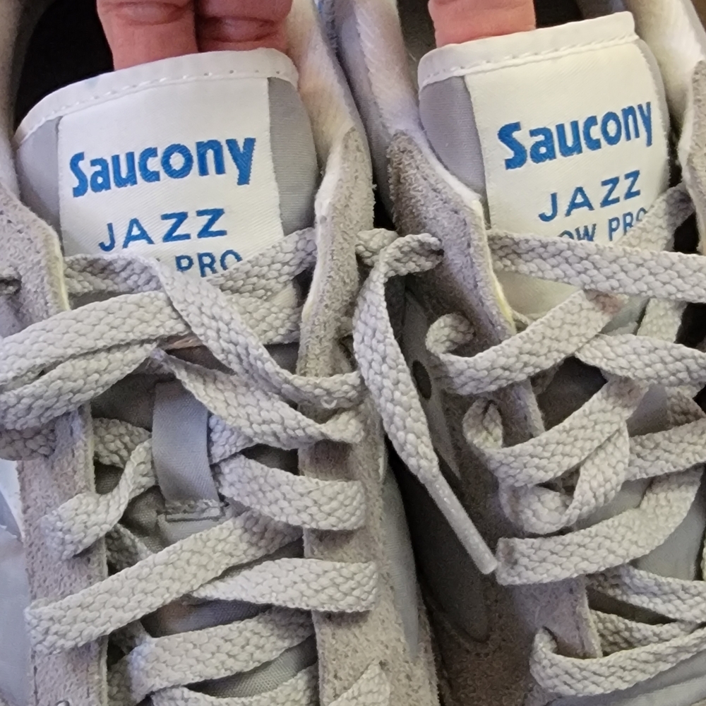 Saucony Jazz Low Pro Sneakers Gray White and Blue - Picture 6 of 10